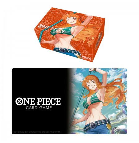 One Piece Card Game - Playmat and Card Case Set - Nami