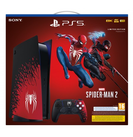 PlayStation 5 console 825GB (PS5 Disc version) Marvel’s Spider-Man 2 Limited Edition Bundle