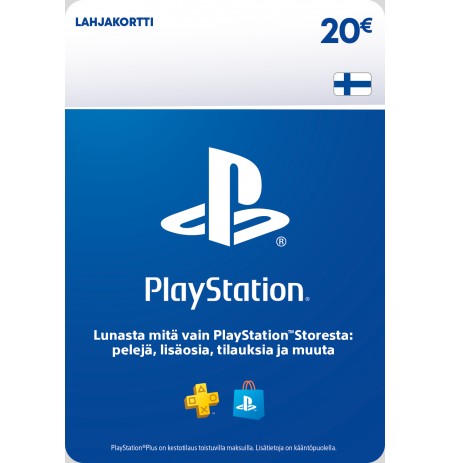 PlayStation Store Gift Card 20 EUR (Somija)