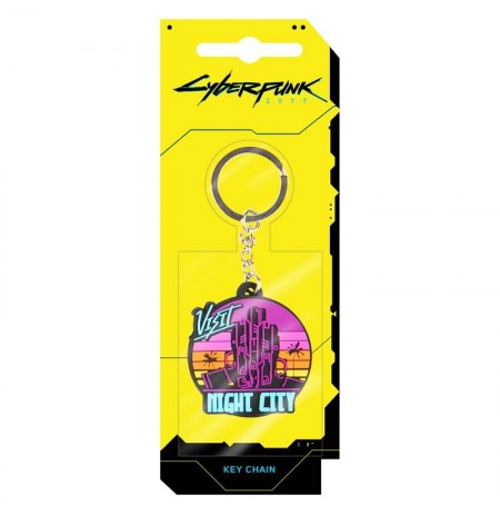 Cyberpunk 2077 Night City Keychain