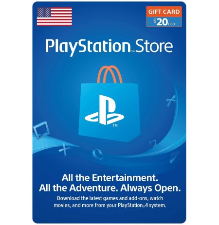 Playstation Network Card 20 USD (ASV)