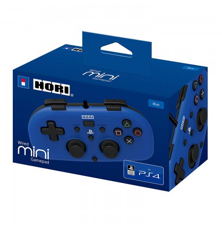 HORI wired mini - PlayStation 4 kontrolieris bērniem (zils)