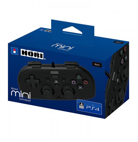 HORI wired mini - PlayStation 4 kontrolieris bērniem (melns)