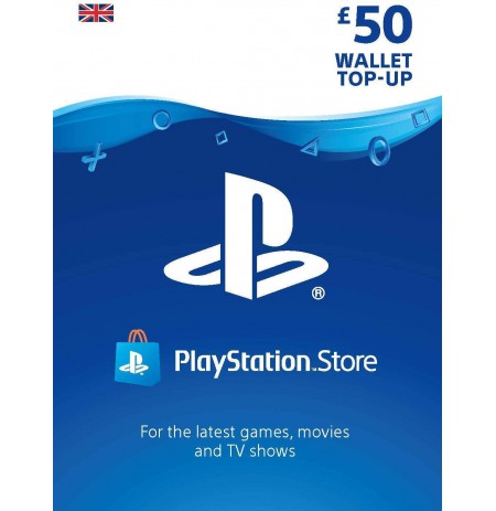 Playstation Network Card 50 GBP  (Jungtinė karalystė)