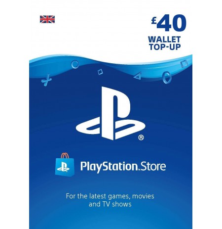 Playstation Network Card 40 GBP  (Jungtinė karalystė)