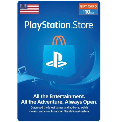 Playstation Network Card 10 USD (ASV)