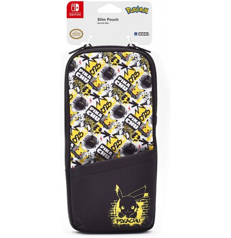 HORI Slim Pouch ietvars- Pikachu Edition paredzēts Nintendo Switch