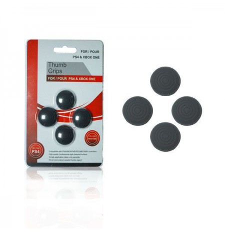PS4/Xbox One Analog Thumbstick Covers 4 pcs/set (Black)