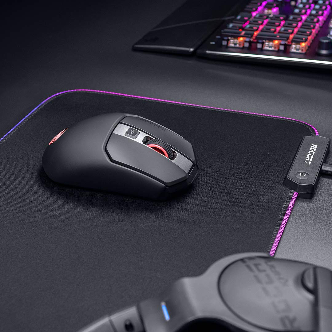 Buy Roccat Kain 0 Aimo Rgb Black Wireless Mouse