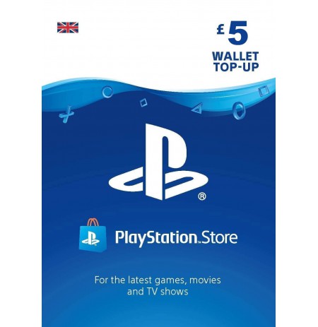 Playstation Network Card 5 GBP (Lielbritānija)