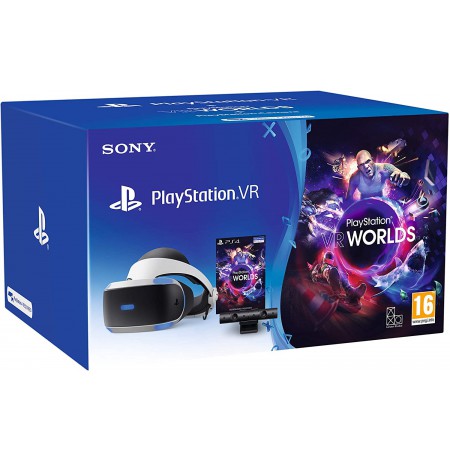 Очки виртуальной реальности для Sony PlayStation VR с камерой PS4 и игры VR Worlds