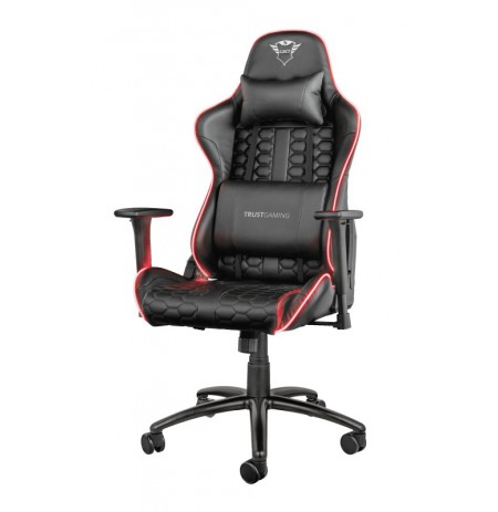 TRUST GXT717 RAYZA RGB LED melns ergonomisks krēsls + PowerBank