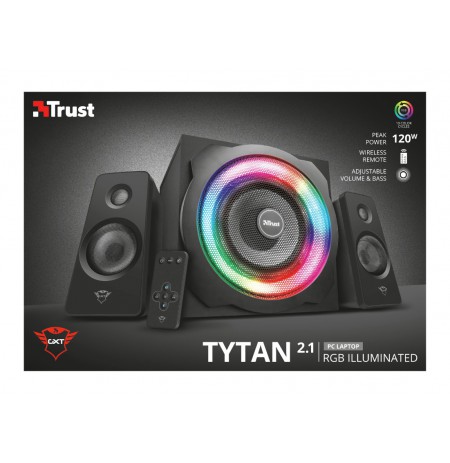 TRUST GXT 629 Tytan RGB Illuminated 2.1 skaļruņi