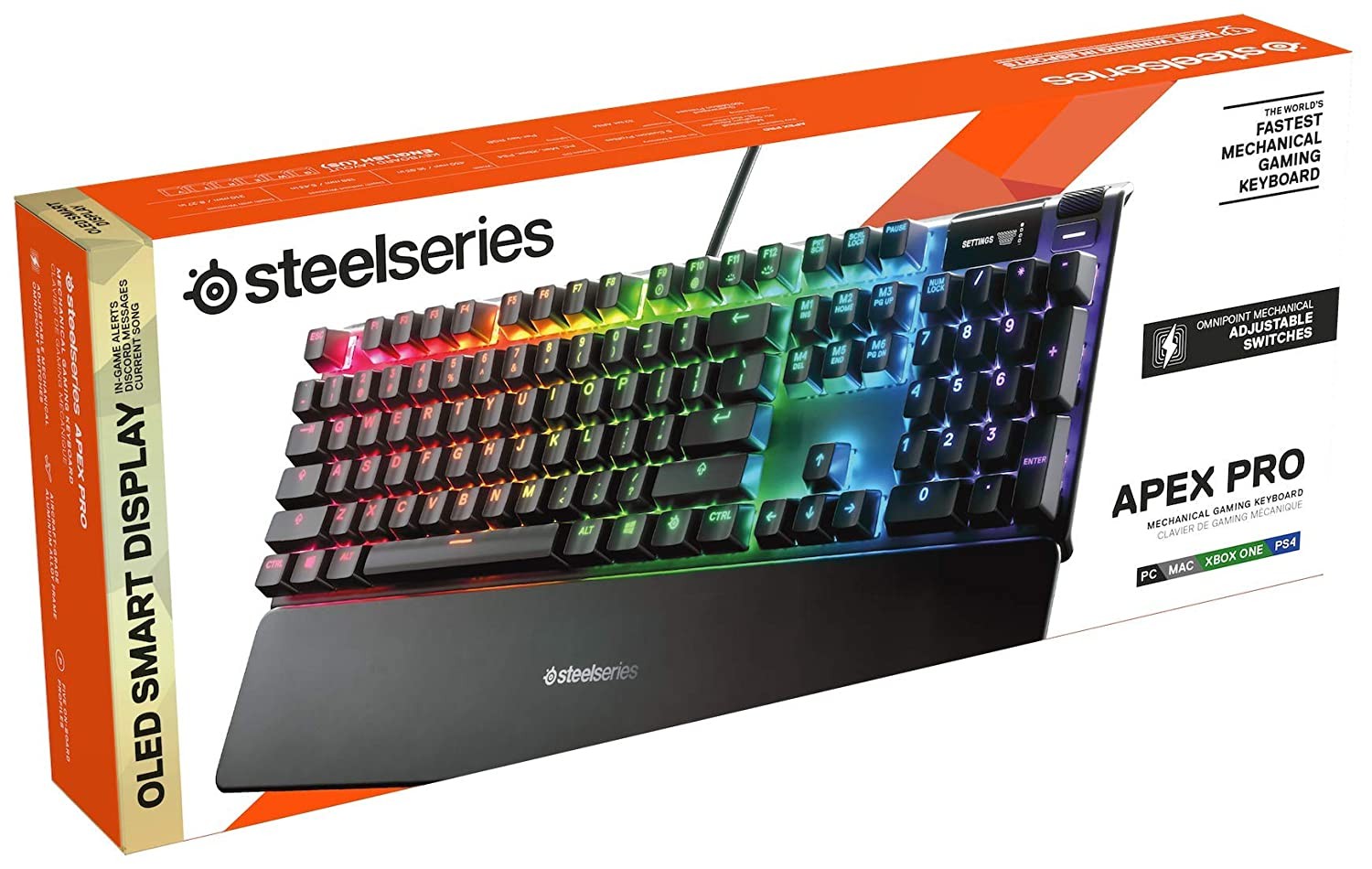 Steelseries Apex Pro Keyboard Us Omnipoint Switch