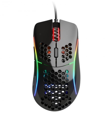 Glorious PC Gaming Race Model D pele ar vadu (spīdīga, melna)
