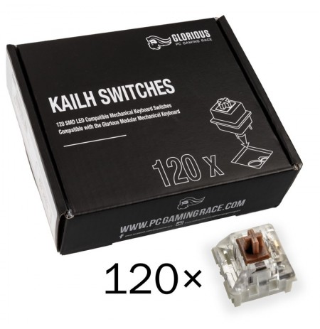 Glorious PC Gaming Race Kailh Speed Bronze pogas | Clicky (120 gab.)