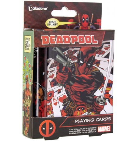 Marvel Deadpool kārtis metāla kastītē