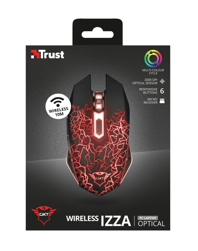 Buy Trust Gxt 107 Izza Wireless Gaming Mouse