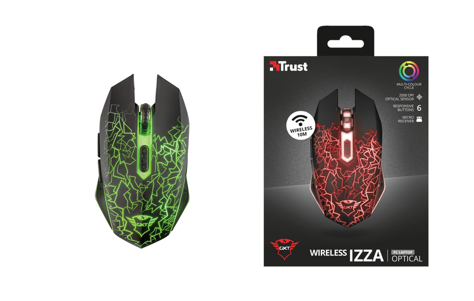 Buy Trust Gxt 107 Izza Wireless Gaming Mouse