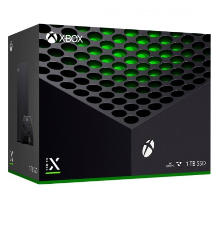 Xbox Series X 1TB melna spēļu konsole