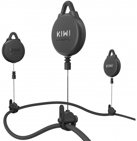 KIWI Design V2 Silent VR vadu pakaramie (6gab., melns)