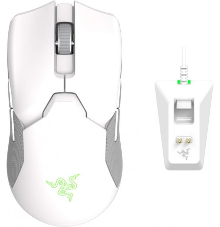 RAZER Viper ULTIMATE Mercury bezvadu spēļu optiskā pele + mouse Dock| 20000 DPI