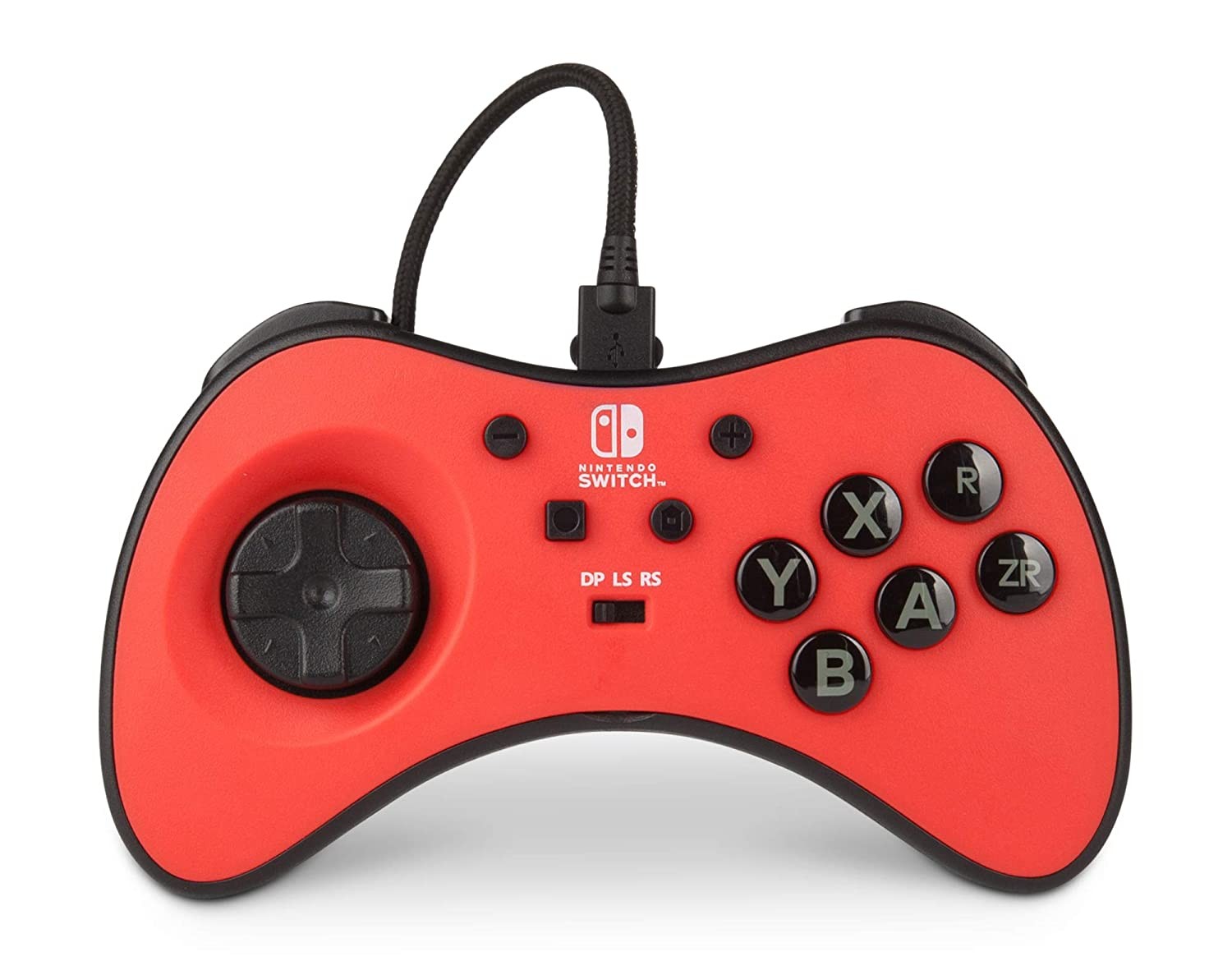 PowerA FightPad ar vadu kontrolieris paredzēts | Nintendo Switch (Sarkans)