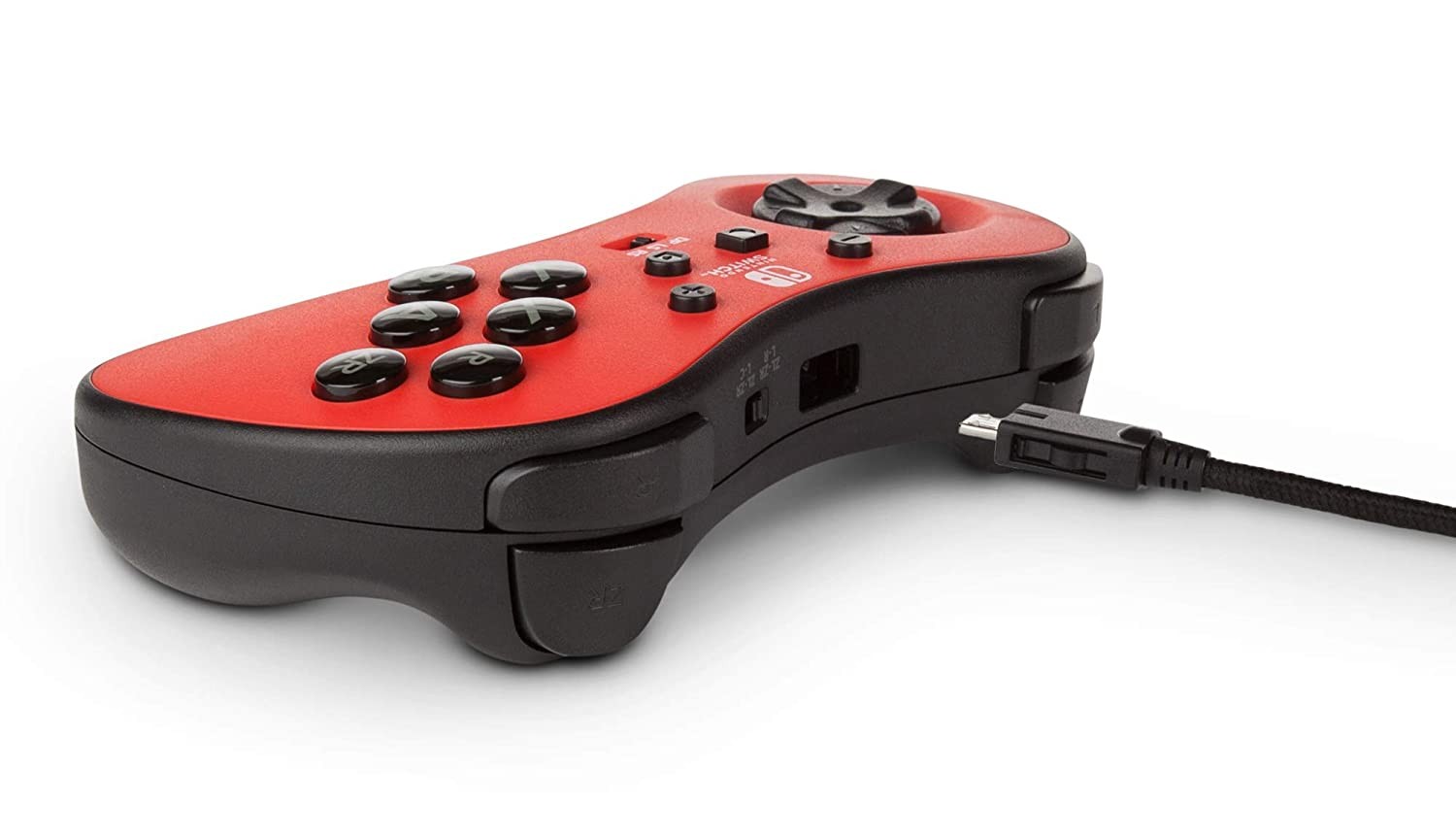 PowerA FightPad ar vadu kontrolieris paredzēts | Nintendo Switch (Sarkans)
