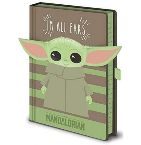 Star Wars: The Mandalorian (I'm All Ears Green) A5 piezīmju grāmatiņa