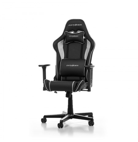 DXRACER Prince Series P08-NG melns-pelēks ergonomisks krēsls