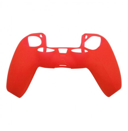Silikoninis aizsargājošs ietvars PlayStation 5 kontrolierim (sarkans)