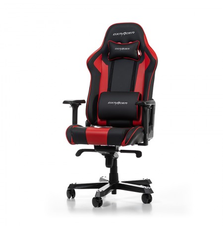 DXRACER KING SERIES K99-NR melns/sarkans ergonomisks krēsls