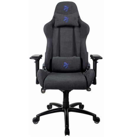 Arozzi VERONA SIGNATURE SOFT FABRIC melns/zils ergonomisks krēsls