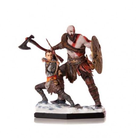 GOD OF WAR - Kratos and Atreus statuja| 20 cm
