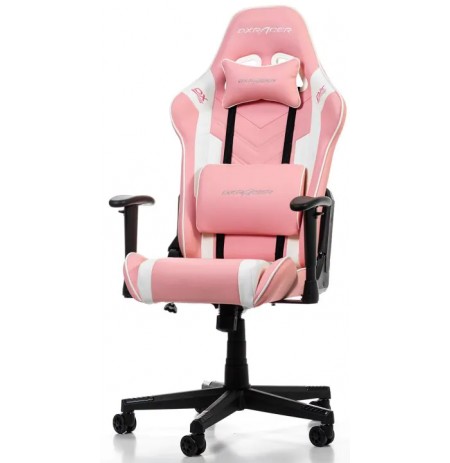 DXRACER Prince Series P132-PW rozā ergonomisks krēsls