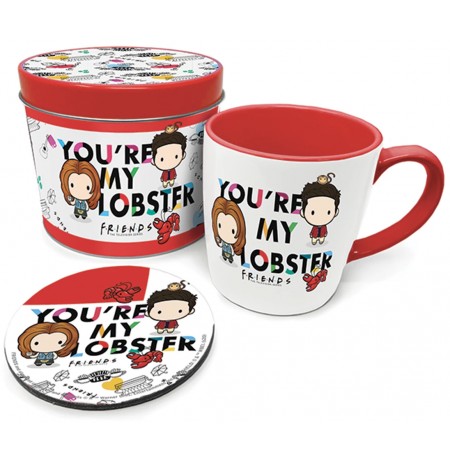 Friends You're My Lobster Mug & Coaster In Tin