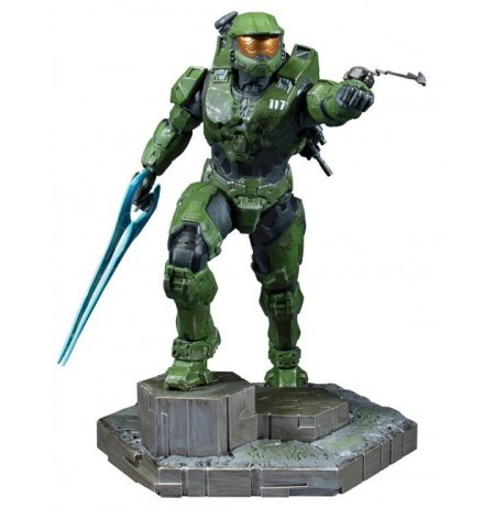 Halo Infinite Master Chief With Grappleshot statuja | 26 cm