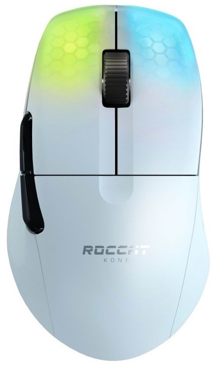Roccat Kone Pro Air balta bezvadu RGB spēļu pele