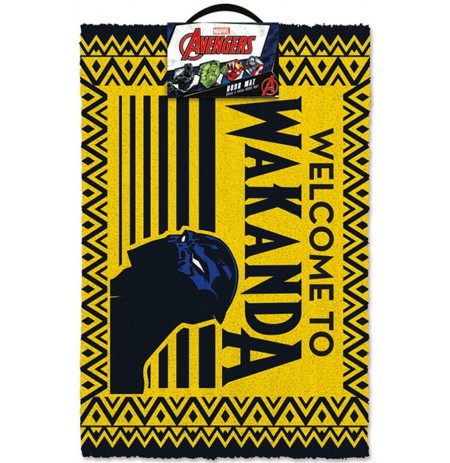 Black Panther (WELCOME TO WAKANDA) durvju paliktnis | 40x60cm