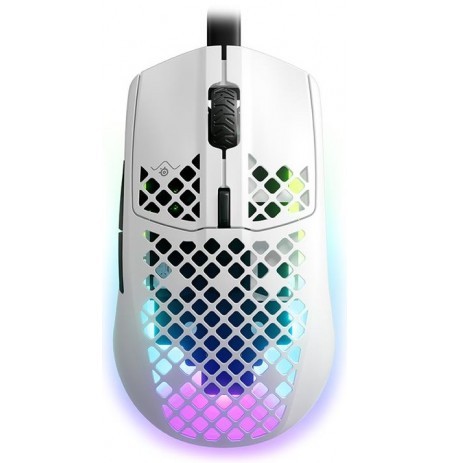 SteelSeries Aerox 3 2022 Edition wired lightweight gaming mouse | 8500 DPI (белый)