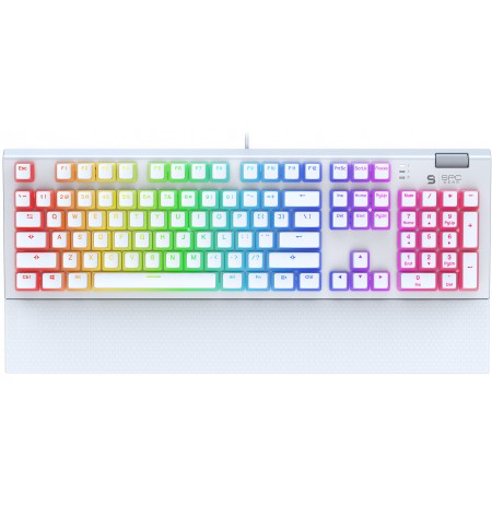 SPC Gear GK650K Omnis mechanical keyboard with RGB Pudding Edition (US, Kailh BLUE switch)