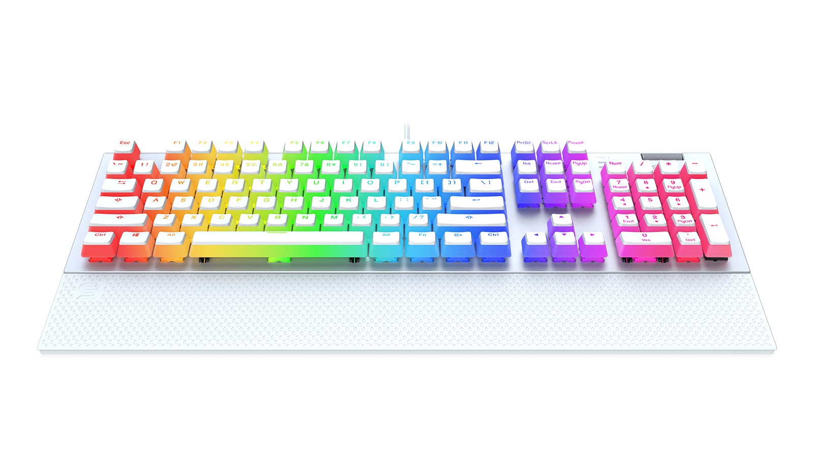 SPC Gear GK650K Omnis mehāniskā klaviatūra ar RGB Pudding Edition (US, Kailh BLUE switch)