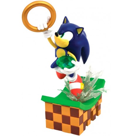 Sonic The Hedgehog Gallery statuja | 23 cm