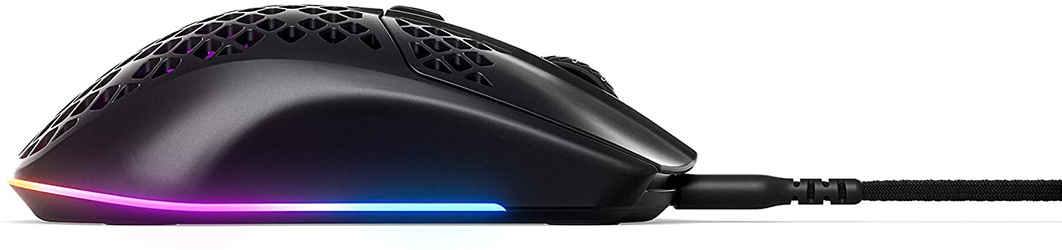 SteelSeries Aerox 3 2022 Edition wired lightweight gaming mouse | 8500 DPI (black)