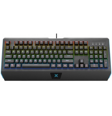 NOXO Vengeance mehāniskā ar vadu RGB klaviatūra | US, Blue Switch