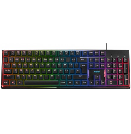 NOXO Fusionlight membrānas ar vadu RGB klaviatūra | US