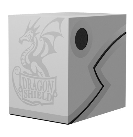 Dragon Shield Double Shell - Ashen White/Black
