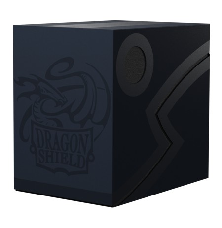 Dragon Shield Double Shell Deck Box - Midnight Blue/Black