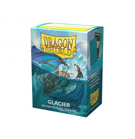 Dragon Shield Japanese-Size Dual Matte Sleeves: Glacier