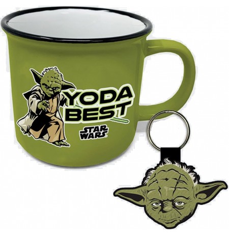 Star Wars Yoda Best krūze, atslēgu piekariņu dāvanu komplekts